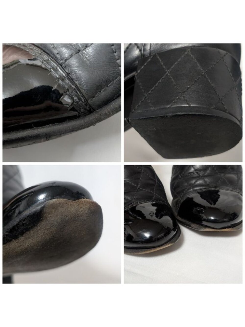 Chanel CC Logo Short Boots Quilted Black - Picture 9 of 10